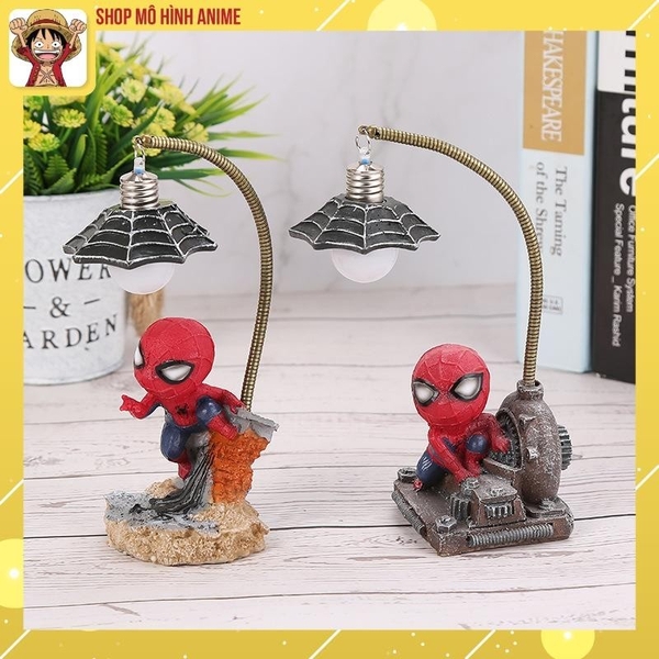 Đèn Ngủ Nhân Vật Người Nhện Spider Man, Marvel Ngộ Nghĩnh, Cao 18cm, Đèn Decor Trang Trí, Quà Tặng Sinh Nhật, Lưu Niệm