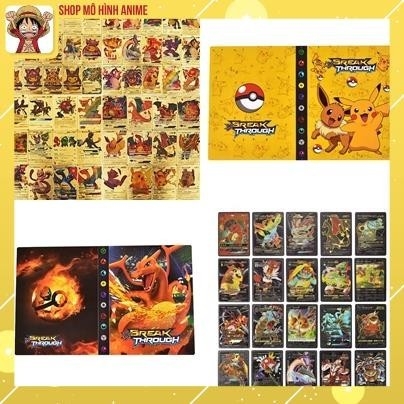 Combo Thẻ Bài Pokemon, Sách Đựng Thẻ Bài Cao Cấp, Đồ Chơi, Bộ Sưu Tập Nhân Vật Yêu Thích Dành Cho Bé
