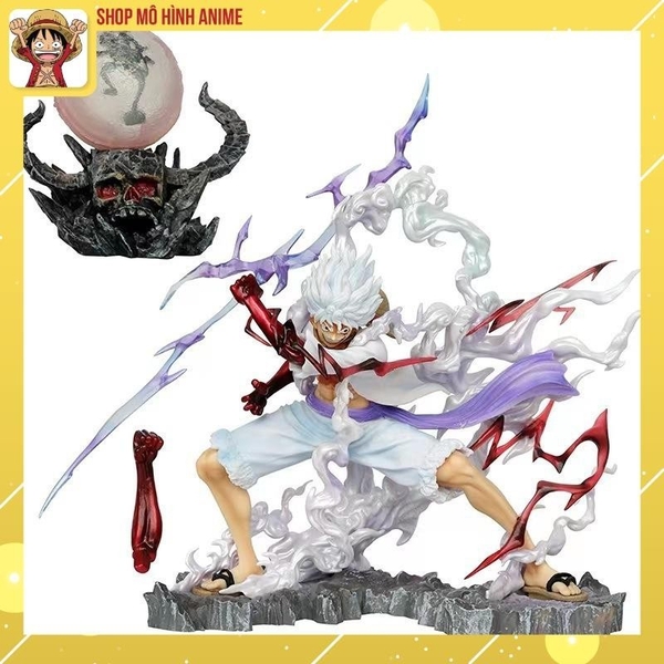 Mô Hình Luffy Gear 5 Thức Tỉnh, Sấm Nika One Piece Cao 25cm, Full Box Có Đèn, Mô Hình Cao Cấp Decor, Bộ Sưu Tập Nhân Vật