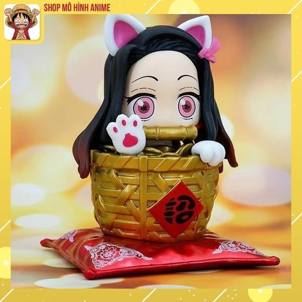Mô Hình Nhân Vật  Kamado Nezuko, Trong Bộ Truyện Tranh Thanh Gươm Diệt Quỷ, Mô Hình Cao 12cm, Thích Hợp Decor, Sưu Tầm