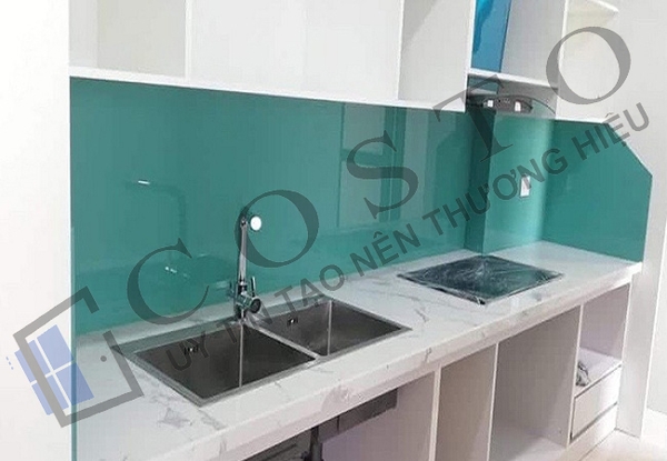 Bảng màu kính ốp bếp