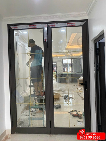 báo giá cửa nhôm xingfa 2 cánh hệ 55