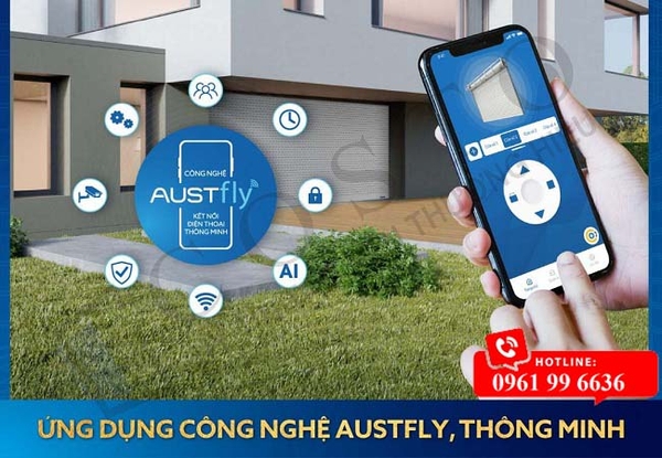 bộ điều khiển cửa cuốn qua điện thoại