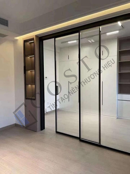 Cửa lùa Slim không ray dưới