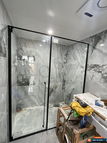 Cửa lùa slim phòng tắm