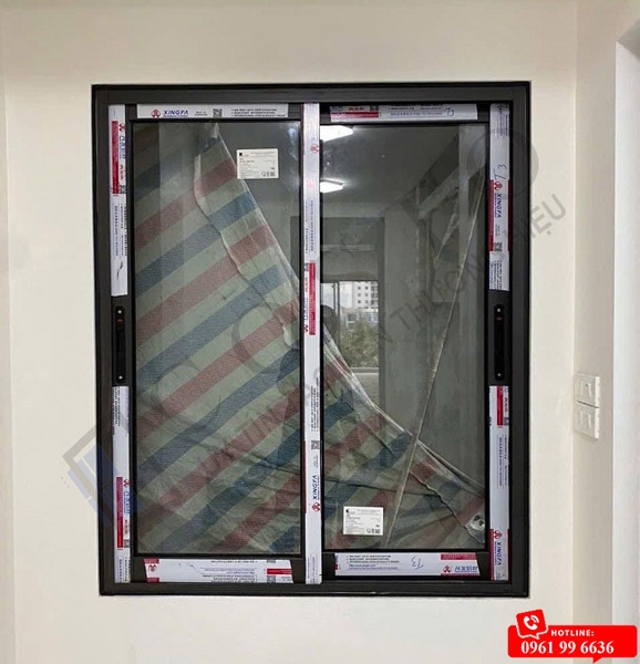 cửa nhôm kính lùa 2 cánh