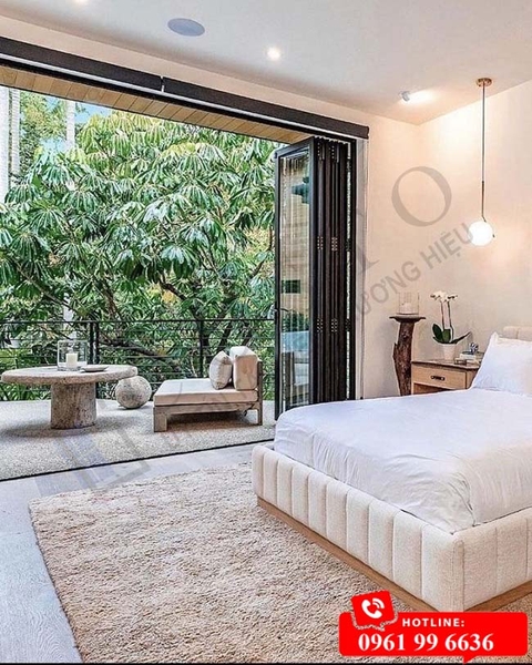 cửa nhôm kính phòng ngủ 