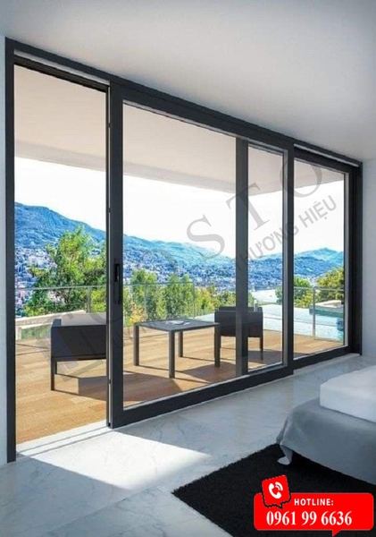 cửa nhôm phòng ngủ