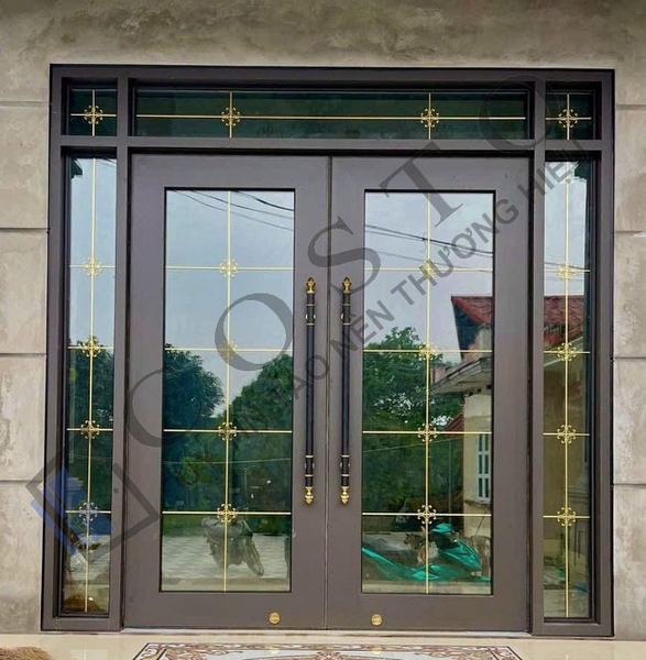 Cửa nhôm thủy lực nan đồng