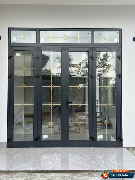 Cửa nhôm Xingfa 4 cánh hệ 55