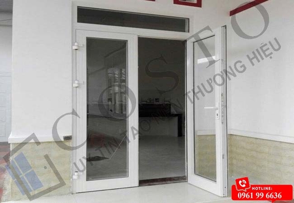 cửa nhôm Xingfa màu trắng