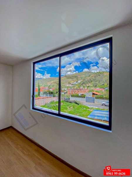 cửa sổ nhôm kính trượt 