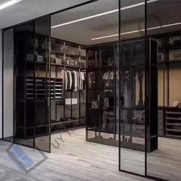 giá cửa lùa slim không ray dưới
