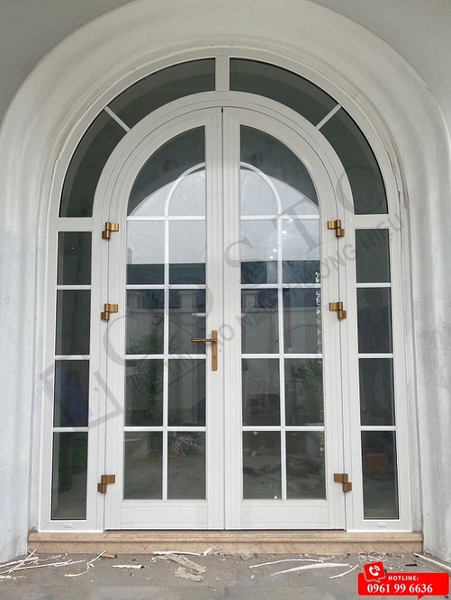 Giá cửa nhôm uốn vòm