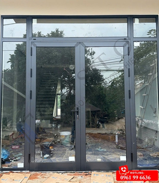 Giá cửa nhôm Xingfa màu xám đá