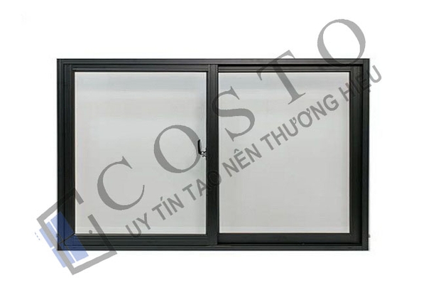 giá cửa sổ nhôm kính 2 cánh