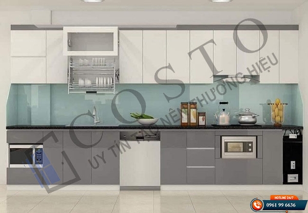 Kính ốp bếp chịu nhiệt