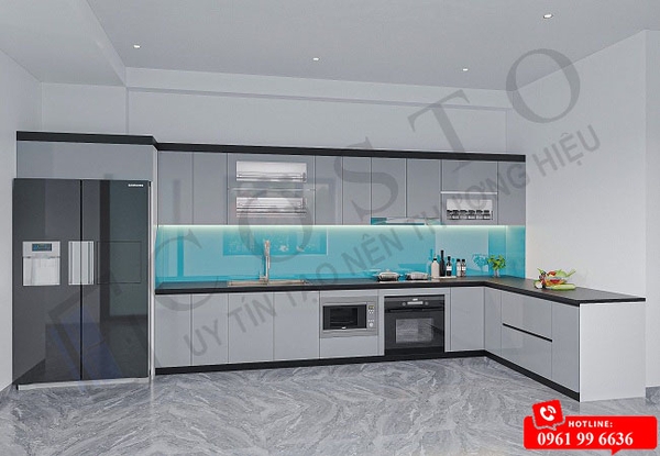 kính ốp bếp chịu nhiệt