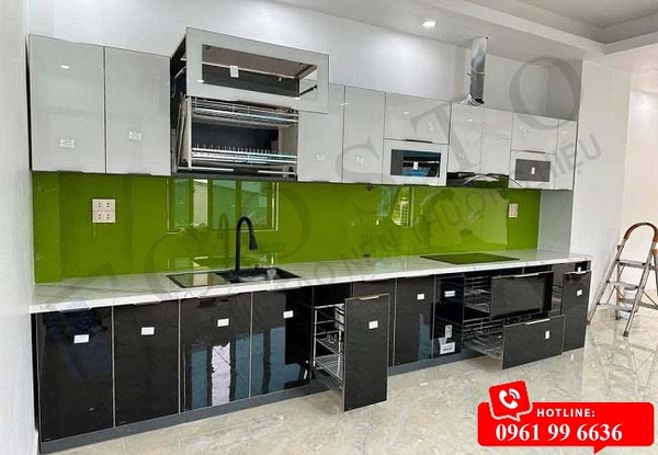 kính ốp bếp cường lực