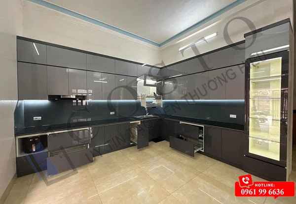 Kính ốp bếp Hà Nội