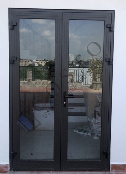 Mẫu cửa đi 2 cánh nhôm Xingfa