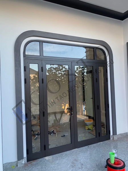 Mẫu cửa nhôm Xingfa 4 cánh đẹp