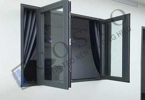 Mẫu cửa sổ nhôm Xingfa 2 cánh đẹp