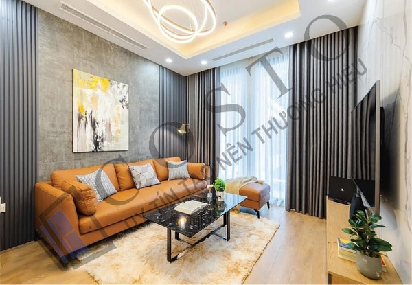 Rèm 2 lớp màu ghi