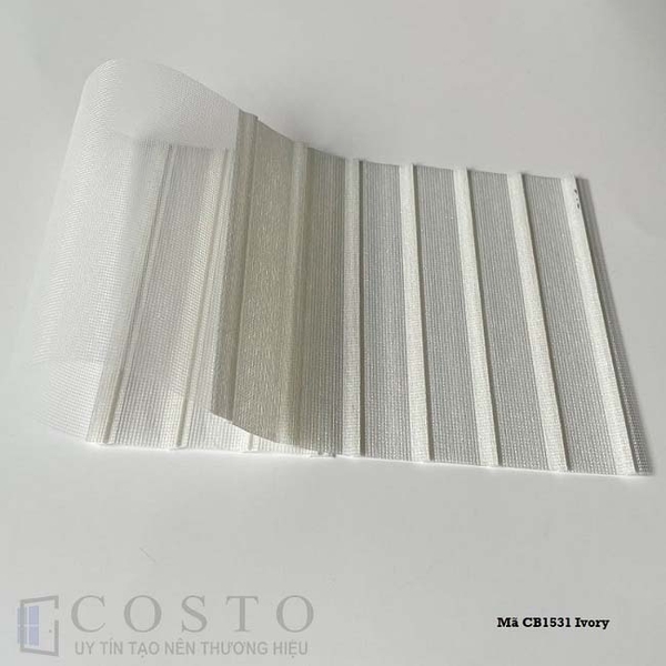 Rèm cầu vồng Cubic CL1531 Ivory