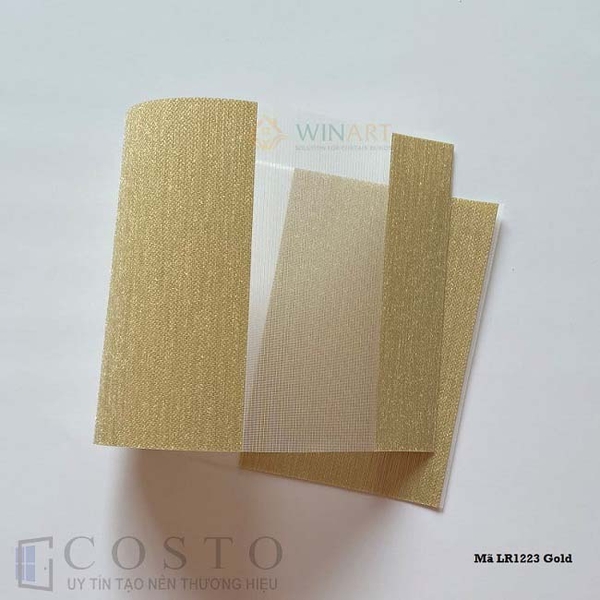 Rèm cầu vồng Lora LR1223 Gold