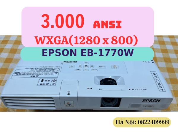 Máy chiếu cũ EPSON EB 1770W giá rẻ (50644L)