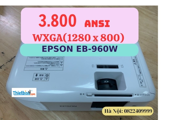 Máy chiếu cũ EPSON EB-960W giá rẻ (X4Z58400127)