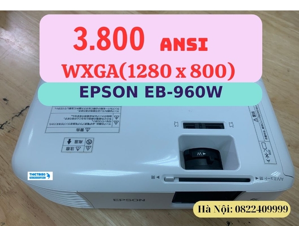 Máy chiếu cũ EPSON EB-960W giá rẻ (X4Z5700039)