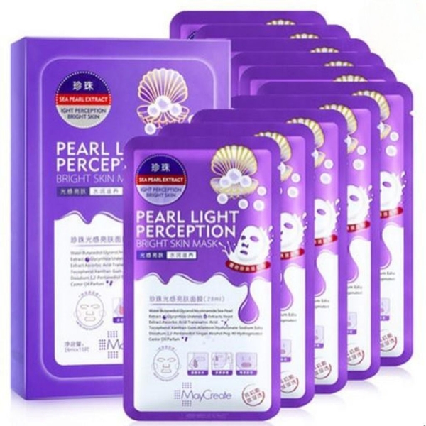 Mặt Nạ Maycreate Dưỡng Trắng Và Cấp Ẩm Cho Da (Hộp 20 Miếng) FULU