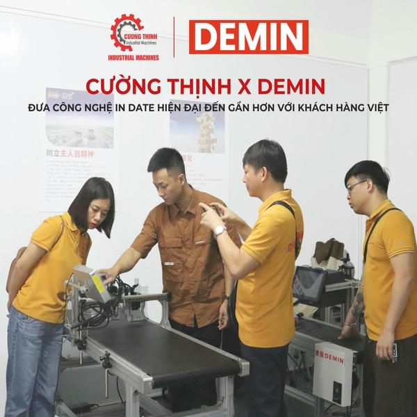 DEMIN X Cường Thịnh: Đưa Công Nghệ In Date Hiện Đại Đến Với Khách Hàng Việt