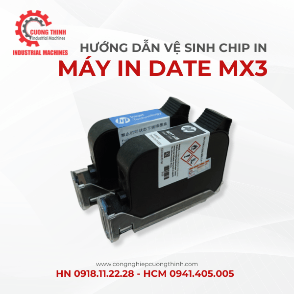 Hướng dẫn vệ sinh chip in máy in cầm tay MX3 tại nhà