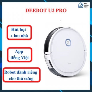 Robot hút bụi lau nhà Ecovacs Deebot U2 Pro