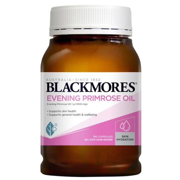 Viên Uống Tinh Dầu Hoa Anh Thảo Úc Blackmores Evening Primrose Oil Skin Health Vitamin 190 Viên