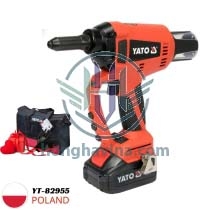 MÁY RÚT RIVET 2.4, 3-3.2, 4, 4.8-5MM DÙNG PIN 18V YATO YT-82955 ...
