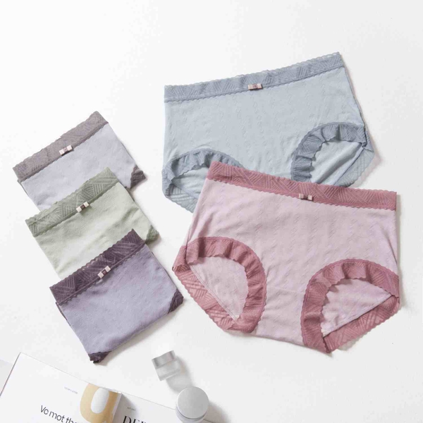 QL cotton pha modal viền ren lụa