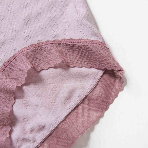QL cotton pha modal viền ren lụa