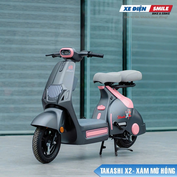 ảnh Xe điện Hottrend Takashi X2 màu xám