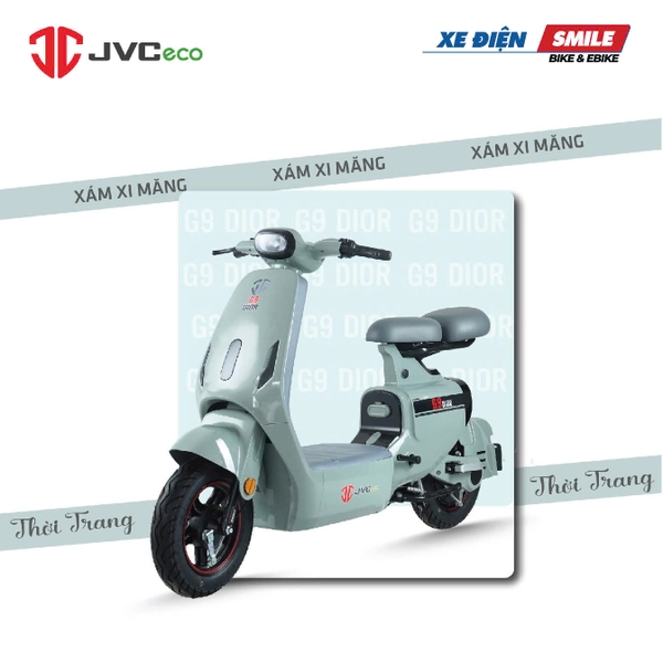 ảnh xe điện JVC G9 Dior màu xám xi măng