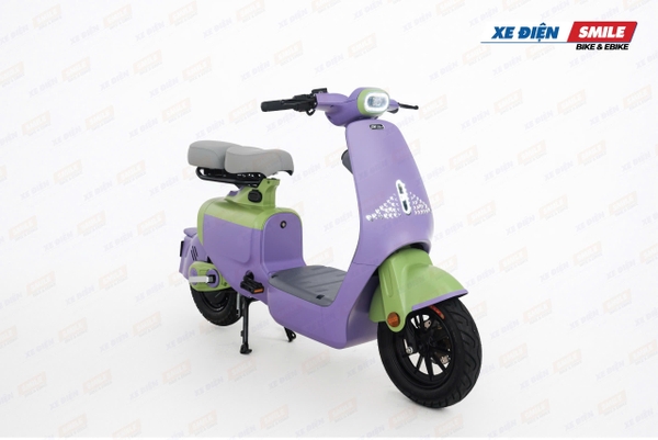 xe điện dk bike s2 màu xanh tím