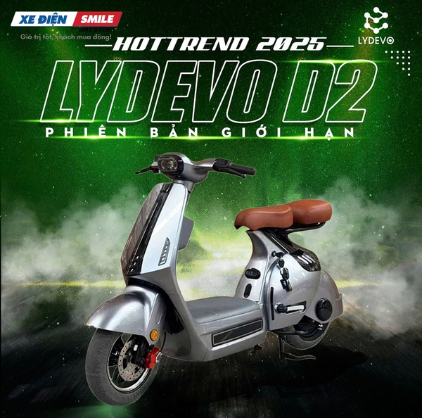 Xe điện Hottrend Lydevo D2 có bàn đạp tiện lợi