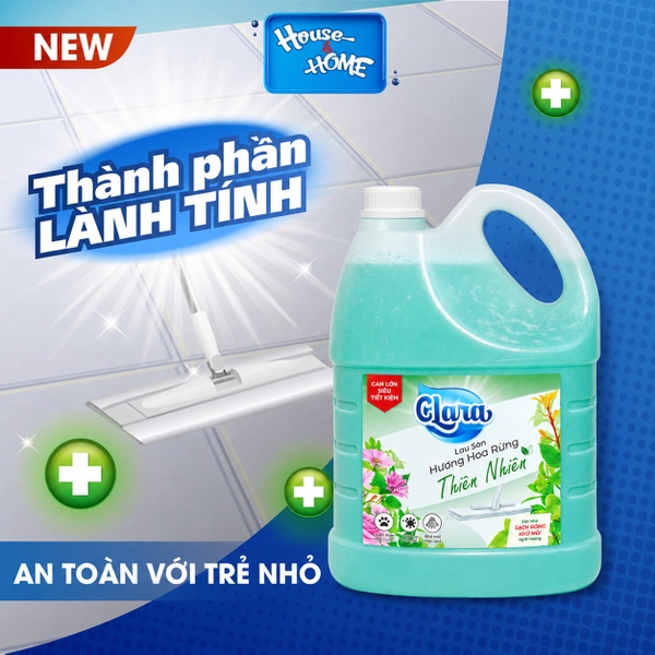 Nước lau sàn Clara dùng cho mọi loại sàn