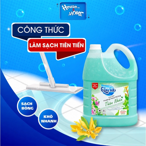 Công thức làm sạch tiên tiến nước lau sàn Clara