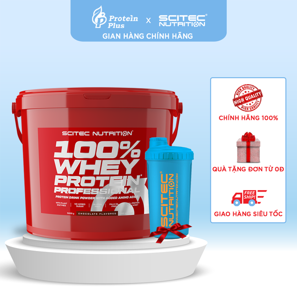 100% Whey Protein Professional 5000g (166 servings) | Scitec Nutrition