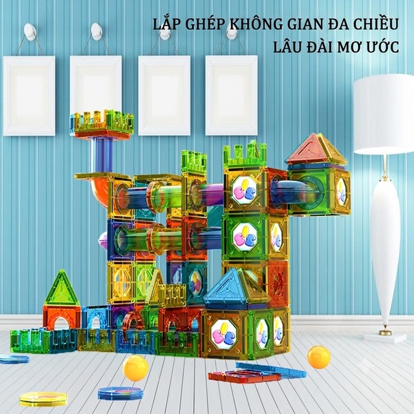 Bộ nam châm kính 97 chi tiết này có ống lăn bi không?