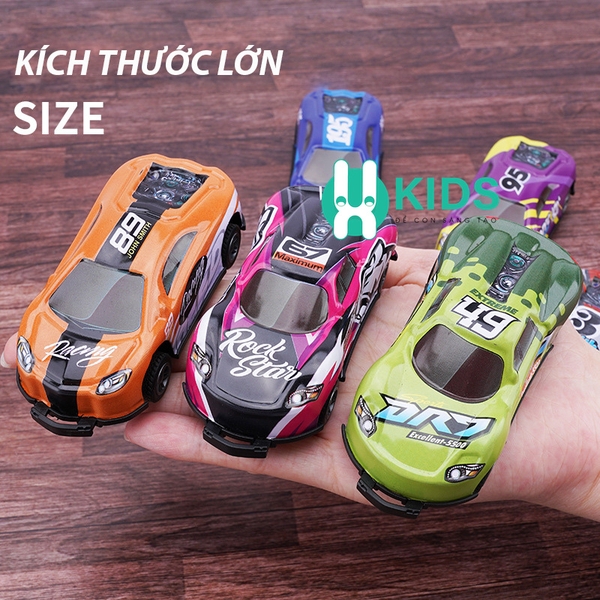 Đồ chơi xe ô tô lật nhảy 360 độ size lớn, chất liệu hợp kim cao cấp cho bé - ảnh 2